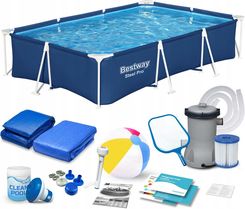 Zdjęcie Basen Bestway Steel Pro 56404N 300x201x66cm 16w1 - Wrocław