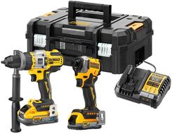 Zdjęcie Dewalt Akumulatorowy Zestaw Combo Dcf850 + Dcd805 18V LiIon Powerstack 2X50Ah Xr Tstak Ii DCK2052H2TQW - Łódź