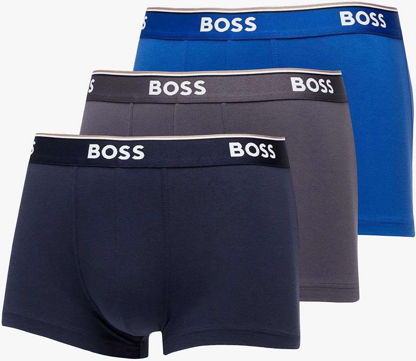 Boss Boxer Corti Uomo In Cotone Ed Elastan, Pacco Da 3 - Morbidi E Con Logo