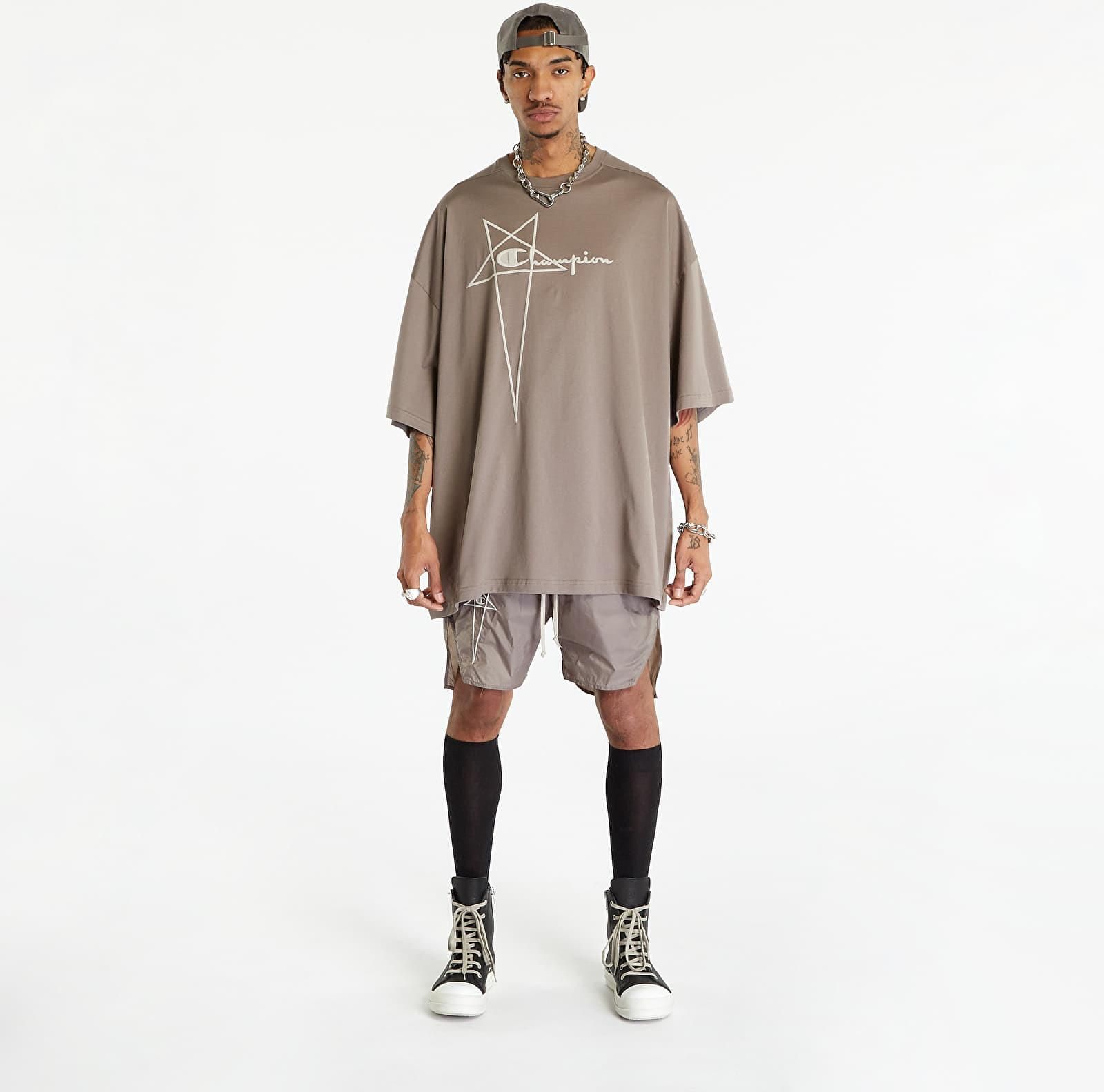 Rick Owens X Champion Beveled Pods Shorts Dust - Ceny i