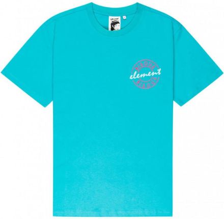 Męski t-shirt z nadrukiem Element Bxe Le Cercle - niebieski