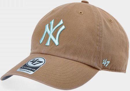 Czapka z daszkiem uniseks 47 Brand MLB New York Yankees Double Under Clean Up - pomarańczowa