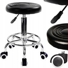 Zdjęcie Calissimo Taboret Fryzjerski, Kosmetyczny, Czarny K002Q-Op-B - Tarczyn