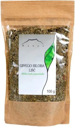 NANGA - Miłorząb japoński liść, ginkgo biloba, 100 g