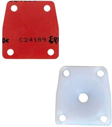 CERCO MEMBRANA PER POMPA CARBURANTE E PERNO BLOCCA MOTORE PER EVINRUDE 15cv Anno 1982