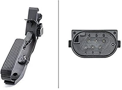 Sensore Pedale Acceleratore HELLA 6PV 010 946-071 – Per Opel Meriva, Guida Sx, Cambio Manuale, 12V