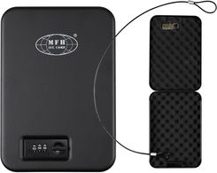 Zdjęcie Sejf czarny metalowy  z zamkiem szyfrowym - Gołańcz