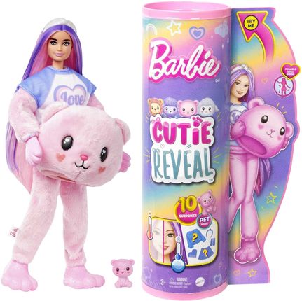 Barbie Cutie Reveal Miś Seria Słodkie stylizacje HKR02 HKR04