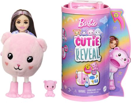 Barbie Cutie Reveal Chelsea Miś Seria Słodkie stylizacje HKR19
