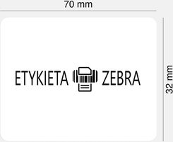 Zdjęcie Zebra Etykiety Termotransferowe 70X32Mm Fi 76Mm - Warszawa