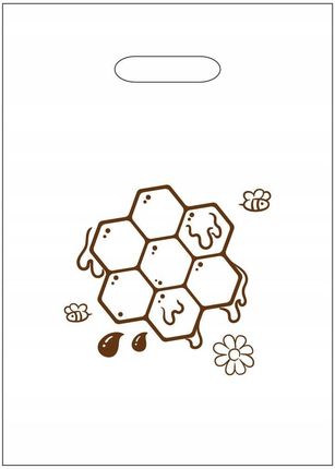 Bee&Honey Torba Foliowa Na 1 Słoik 0,9L Ldpe Plaster Miodu