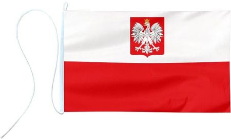 Flaga Polski Bandera Jachtowa 45X30Cm Żeglarska Qg