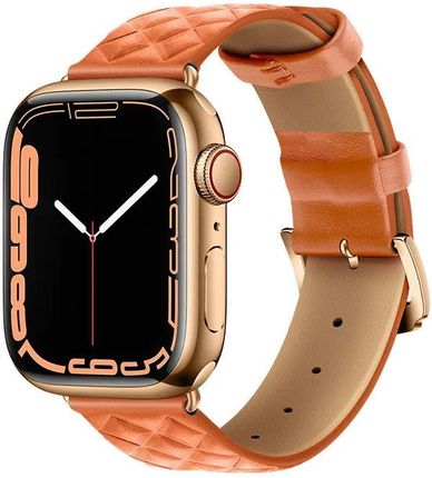 Hoco Pasek Do Apple Watch 38/40/41Mm Elegant Leather Wa18 Pomarańcz
