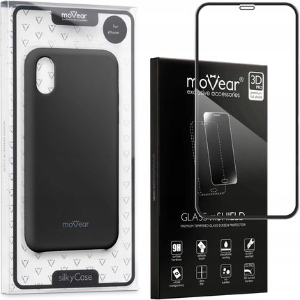 Movear Silikon Etui Case Do Iphone Xr Szkło 3D
