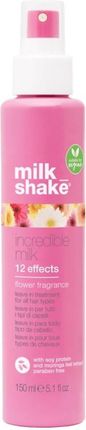 Milk Shake Incredible 12 Effects Milk Flower Odżywcza Kuracja Regenerująca Włosy Zapach Kwiatowy 150Ml