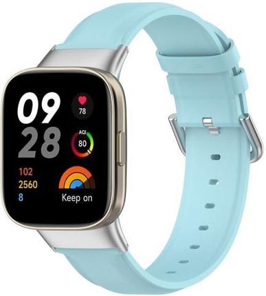 Bizon Pasek Strap Watch Casual Do Xiaomi Redmi Watch 3 Błękitny