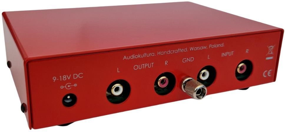 фото Интегральный усилитель Audiokultura Iskra I Traffic Red