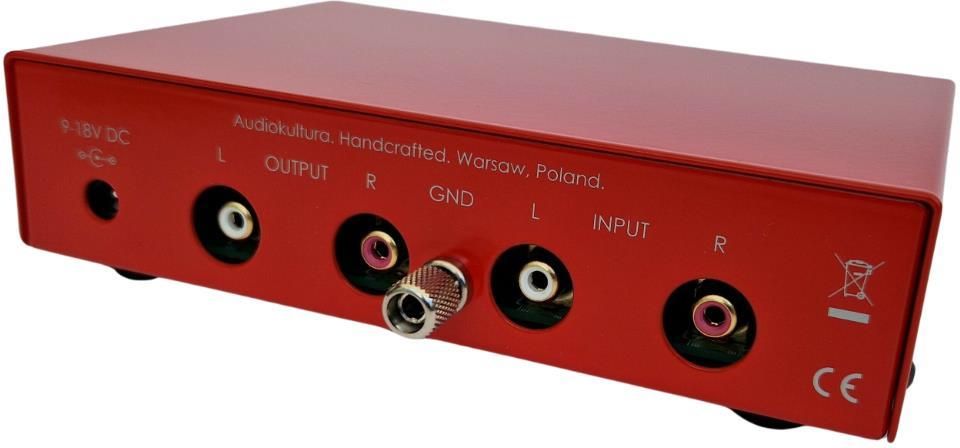 фото Интегральный усилитель Audiokultura Iskra I Traffic Red