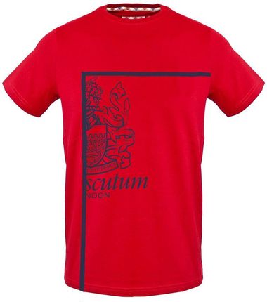 T-shirty marki Aquascutum model TSIA127 kolor Czerwony. Odzież Męskie. Sezon: Wiosna/Lato