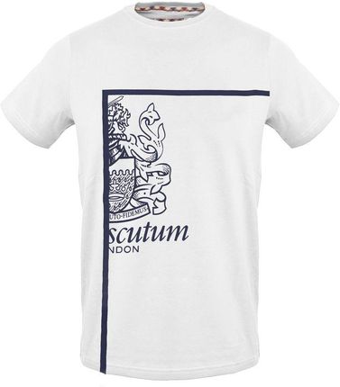T-shirty marki Aquascutum model TSIA127 kolor Biały. Odzież Męskie. Sezon: Wiosna/Lato