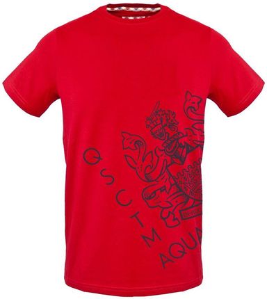 T-shirty marki Aquascutum model TSIA115 kolor Czerwony. Odzież Męskie. Sezon: Wiosna/Lato