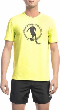T-shirty marki Bikkembergs Beachwear model BKK1MTS02 kolor Zółty. Odzież Męskie. Sezon: