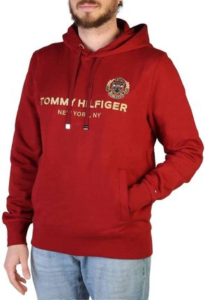 Bluzy marki Tommy Hilfiger model MW0MW29721 kolor Czerwony. Odzież Męskie. Sezon: Jesień/Zima