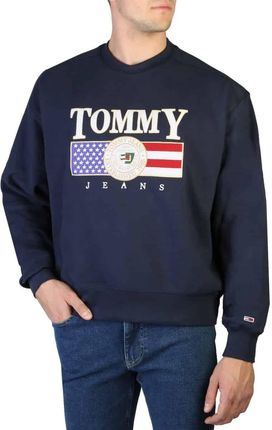 Bluzy marki Tommy Hilfiger model DM0DM15717 kolor Niebieski. Odzież Męskie. Sezon: Wiosna/Lato