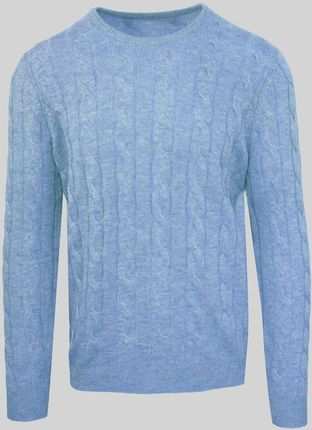 Swetry marki Malo model IUM023FCB22 kolor Niebieski. Odzież Męskie. Sezon: Cały rok
