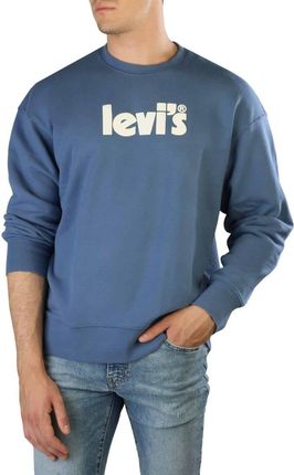 Bluzy marki Levis model 38712 kolor Niebieski. Odzież Męskie. Sezon: Jesień/Zima