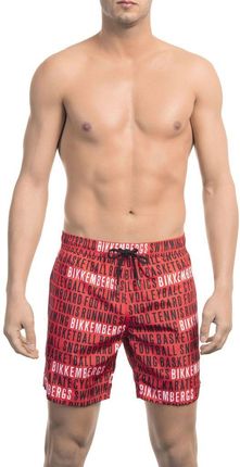 Stroje kąpielowe marki Bikkembergs Beachwear model BKK1MBM17 kolor Czerwony. Odzież Męskie. Sezon: