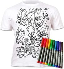 Zdjęcie Koszulka do malowania zmywalne markery DINOZAURY 5-6l - Siedliszcze