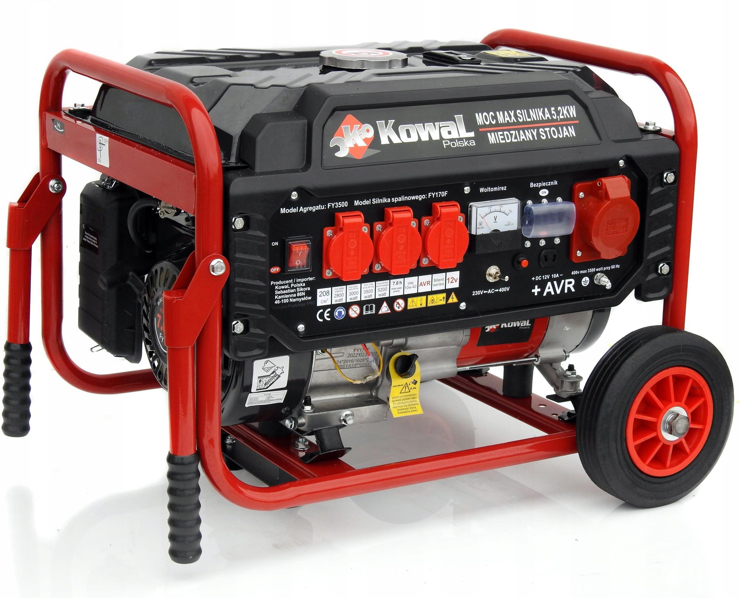 Generator Pr du Kowal Polska Agregat Pr dotw rczy 5 2Kw FY3500 Opinie generator-pr-du-kowal-polska-agregat-pr-dotw-rczy-5-2kw-fy3500-opinie
