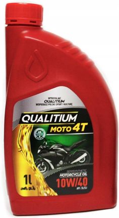 Qualitium Olej Motocyklowy Moto 4T 10W40 1L Półsyntetyk Cena Tanio Skuter