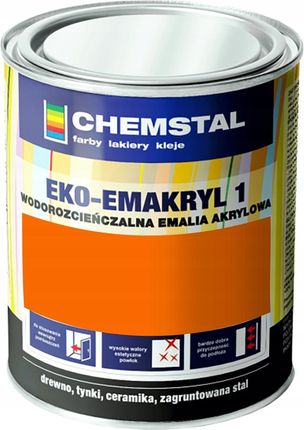 Chemstal Eko-Emakryl 0,8L Pomarańczowy