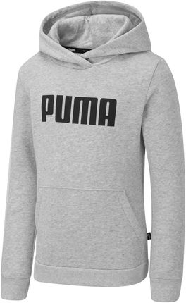 Bluza z kapturem dziewczęca Puma ESS FL szara 84758701