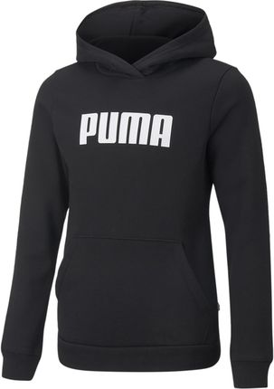 Bluza z kapturem dziewczęca Puma ESSENTIAL FL czarna 84758703