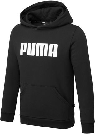 Bluza z kapturem chłopięca Puma ESS FL czarna 84759601