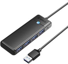Zdjęcie Orico Hub 4w1 USB 3.0 (PAPW4AU3015BKEP) - Sędziszów