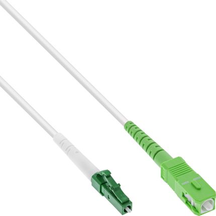 Inline Fiber Optical Simplex Cable, FTTH, LC/APC 8° to SC/APC 8°, 9/125µm, OS2, 5m (88405)