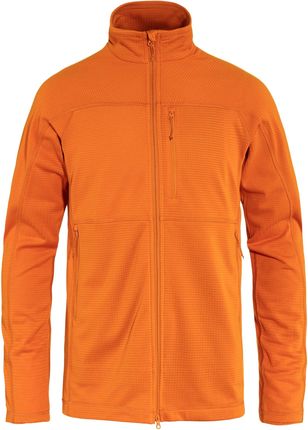 Fjallraven Męska Bluza Polarowa Abisko Lite Fleece Jacket Sunset Orange