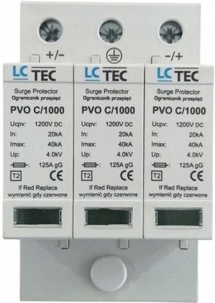 Lc Tec Ogranicznik Przepięć Fotowoltaika Dc Typ C 1000V (PVOC3P)