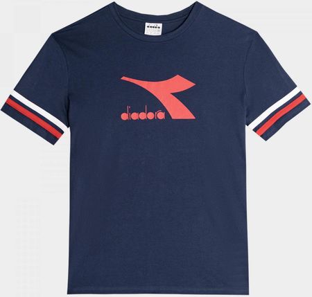 Męski t-shirt z nadrukiem Diadora T-shirt SS Slam - granatowy