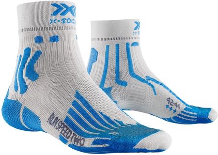 X-Socks Skarpety Do Biegania Run Speed Two 4.0-Pearl Grey-Invent Blue