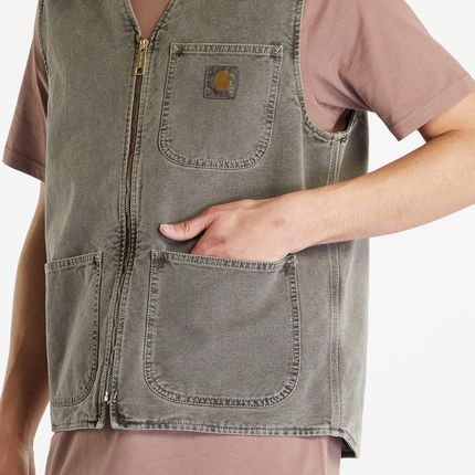 Carhartt WIP ARBOR VEST - Black (faded) オンライン で 販売