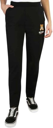 Dresowe spodnie marki Moschino model 4329-9004 kolor Czarny. Odzież Damskie. Sezon: Jesień/Zima