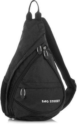 Plecak sportowy na jedno ramię BAG STREET 4388-BL czarny