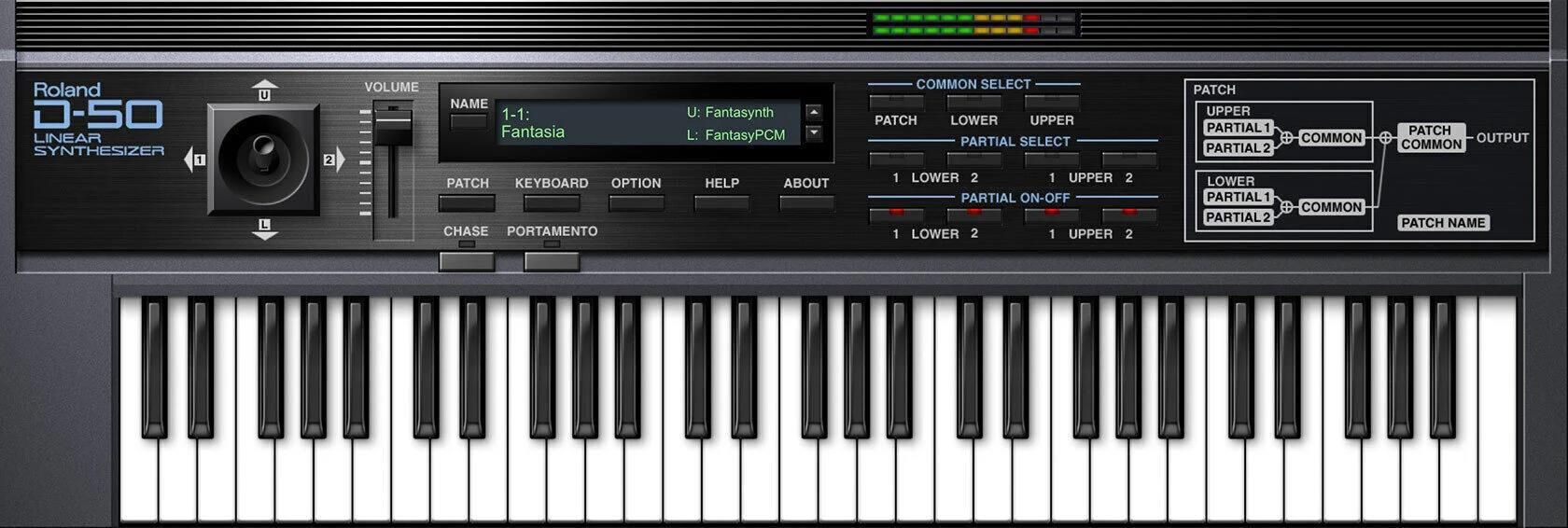 Roland ローランド PN-D50-00 Program muzyczny Roland D-50 Key (Produkt cyfrowy) (13591022