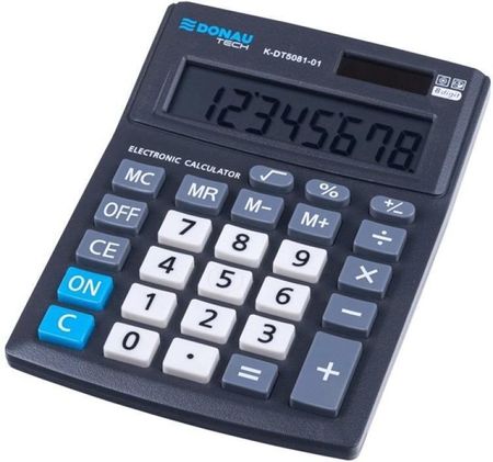 Kalkulator Biurowy 8 Cyfr Czarny