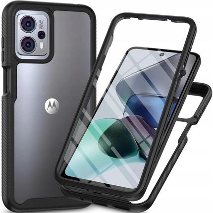 Coque Militaire Renforcée NEINEI Pour Motorola Moto G13/G23 - Protection Caméra, Support Magnétique, Bumper Silicone, Noire